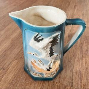 Vintage Saint Clément French ceramic pitcher